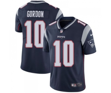 Men's NFL New England Patriots #10 Josh Gordon Navy Blue Home Vapor Untouchable Limited Nike Jersey