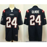 Men's New England Patriots #24 Stephon Gilmore Navy Blue 2020 NEW Vapor Untouchable Stitched NFL Nike Limited Jersey