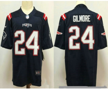 Men's New England Patriots #24 Stephon Gilmore Navy Blue 2020 NEW Vapor Untouchable Stitched NFL Nike Limited Jersey