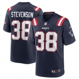 Men's New England Patriots #38 Rhamondre Stevenson Navy Limited Stitched Game Jersey