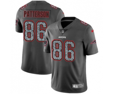 Nike Men's New England Patriots #86 Cordarrelle Patterson Gray Static Vapor Untouchable Limited Jersey
