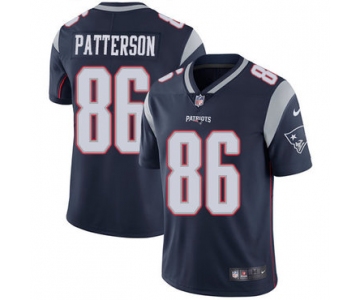 Nike Men's New England Patriots #86 Cordarrelle Patterson Navy Blue Home Vapor Untouchable Limited Jersey