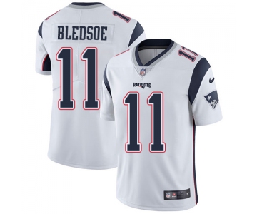 Nike New England Patriots #11 Drew Bledsoe White Men's Stitched NFL Vapor Untouchable Limited Jersey
