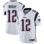 Nike New England Patriots #12 Tom Brady White Men's Stitched NFL Vapor Untouchable Limited Jersey