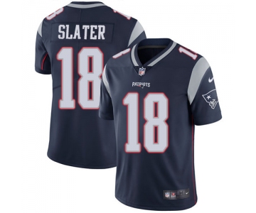 Nike New England Patriots #18 Matt Slater Navy Blue Team Color Men's Stitched NFL Vapor Untouchable Limited Jersey