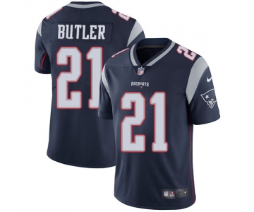 Nike New England Patriots #21 Malcolm Butler Navy Blue Team Color Men's Stitched NFL Vapor Untouchable Limited Jersey