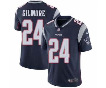 Nike New England Patriots #24 Stephon Gilmore Navy Blue Team Color Men's Stitched NFL Vapor Untouchable Limited Jersey