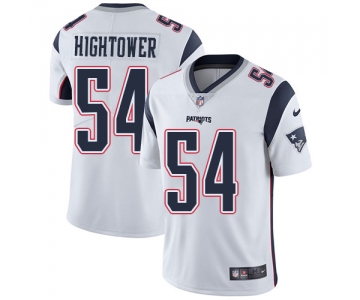 Nike New England Patriots #54 Dont'a Hightower White Men's Stitched NFL Vapor Untouchable Limited Jersey