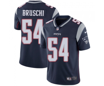 Nike New England Patriots #54 Tedy Bruschi Navy Blue Team Color Men's Stitched NFL Vapor Untouchable Limited Jersey