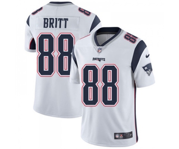Nike New England Patriots #88 Kenny Britt White Men's Stitched NFL Vapor Untouchable Limited Jersey