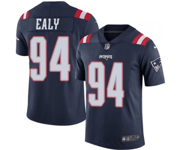 Nike New England Patriots #94 Kony Ealy Navy Blue Men's Stitched NFL Limited Rush Jersey