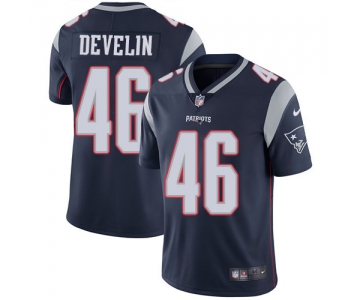 Nike Patriots #46 James Develin Navy Blue Team Color Men's Stitched NFL Vapor Untouchable Limited Jersey