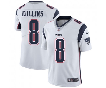 Nike Patriots #8 Jamie Collins Sr White Men's Stitched NFL Vapor Untouchable Limited Jersey