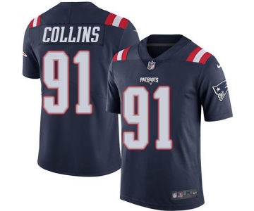 Nike Patriots #91 Jamie Collins Navy Blue Men's Stitched NFL Limited Rush Jersey