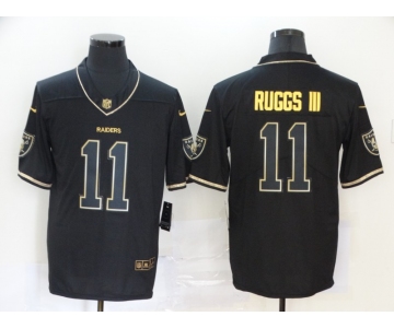 Men's Las Vegas Raiders #11 Henry Ruggs III Black Golden Edition Jersey