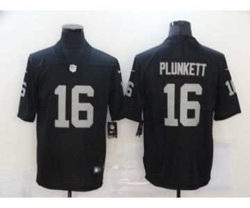 Men's Las Vegas Raiders #16 Jim Plunkett Black 2017 Vapor Untouchable Stitched NFL Nike Limited Jersey