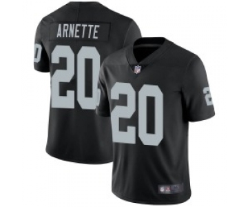Men's Las Vegas Raiders #20 Damon Arnette Limited Black Team Color Vapor Untouchable Jersey