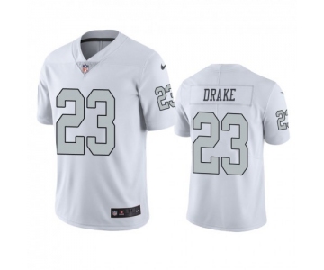 Men's Las Vegas Raiders #23 Kenyan Drake Color Rush Limited White Nike Jersey