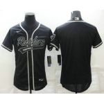 Men's Las Vegas Raiders Blank Black Stitched MLB Flex Base Nike Baseball Jersey