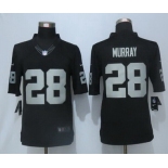 Men's Oakland Raiders #28 Latavius Murray Black Team Color NFL Nike Limited Jersey