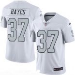 Men's Oakland Raiders #37 Lester Hayes Retired White 2016 Color Rush Stitched NFL Nike Limited Jersey