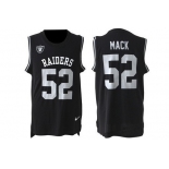 Men's Oakland Raiders #52 Khalil Mack Black Nike Tank Top Stitched NFL Limited Jersey