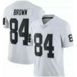 Men's Oakland Raiders 84 Antonio Brown White Vapor Untouchable Limited Jersey