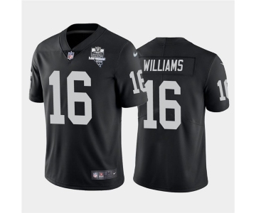 Nike Las Vegas Raiders 16 Tyrell Williams Black 2020 Inaugural Season Vapor Untouchable Limited Jersey