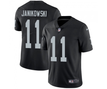 Nike Oakland Raiders #11 Sebastian Janikowski Black Team Color Men's Stitched NFL Vapor Untouchable Limited Jersey