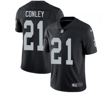 Nike Oakland Raiders #21 Gareon Conley Black Team Color Men's Stitched NFL Vapor Untouchable Limited Jersey