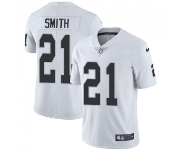 Nike Oakland Raiders #21 Sean Smith White Men's Stitched NFL Vapor Untouchable Limited Jersey