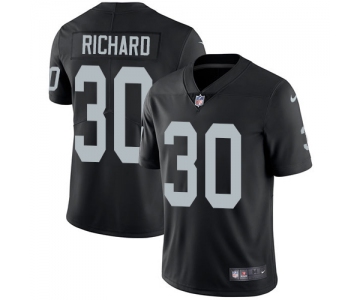 Nike Oakland Raiders #30 Jalen Richard Black Team Color Men's Stitched NFL Vapor Untouchable Limited Jersey