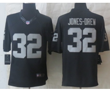 Nike Oakland Raiders #32 Maurice Jones-Drew Black Limited Jersey