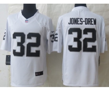 Nike Oakland Raiders #32 Maurice Jones-Drew White Limited Jersey