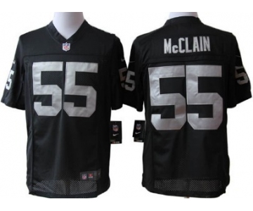 Nike Oakland Raiders #55 Rolando McClain Black Limited Jersey