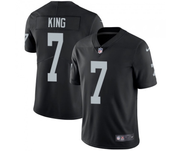 Nike Oakland Raiders #7 Marquette King Black Team Color Men's Stitched NFL Vapor Untouchable Limited Jersey