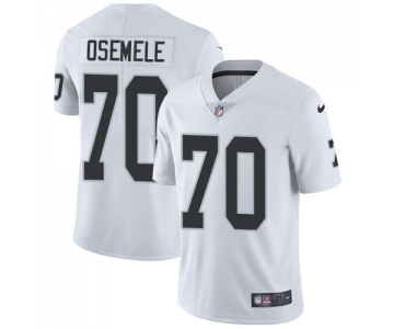 Nike Oakland Raiders #70 Kelechi Osemele White Men's Stitched NFL Vapor Untouchable Limited Jersey