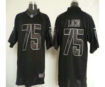 Nike Oakland Raiders #75 Howie Long Impact Limited Black Jersey