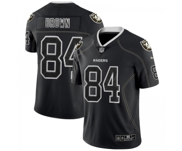Nike Oakland Raiders 84 Antonio Brown Black Shadow Legend Limited Jersey