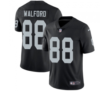 Nike Oakland Raiders #88 Clive Walford Black Team Color Men's Stitched NFL Vapor Untouchable Limited Jersey