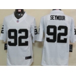 Nike Oakland Raiders #92 Richard Seymour White Limited Jersey