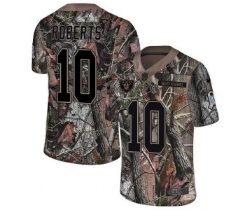 Nike Raiders #10 Seth Roberts Camo Men's Stitched NFL Limited Rush Realtree Jersey