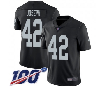 Nike Raiders #42 Karl Joseph Black Team Color Men's Stitched NFL 100th Season Vapor Limited Jersey