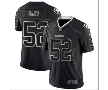 Nike Raiders #52 Khalil Mack Black Shadow Legend Limited Jersey