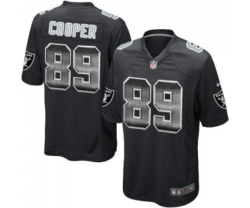 Nike Raiders #89 Amari Cooper Black Team Color Men's Stitched NFL Limited Strobe Jersey