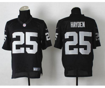 Nike v Raiders #25 D.J.Hayden Black Team Color Men's Stitched NFL Vapor Untouchable Limited Jersey