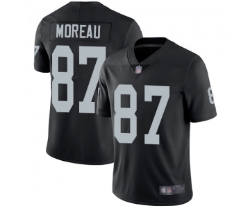 Raiders #87 Foster Moreau Black Team Color Men's Stitched Football Vapor Untouchable Limited Jersey