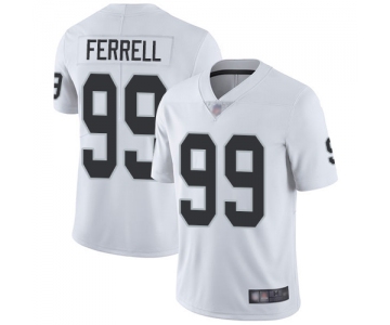 Raiders #99 Clelin Ferrell White Men's Stitched Football Vapor Untouchable Limited Jersey