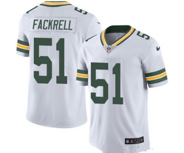 Men's Green Bay Packers #51 Kyler Fackrell White 2016 Color Rush Stitched NFL Nike Limited Jersey
