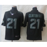 Nike Green Bay Packers #21 Ha Ha Clinton-Dix Black Impact Limited Jersey